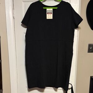 Duluth Trading Co Black NOGA Cotton Dress